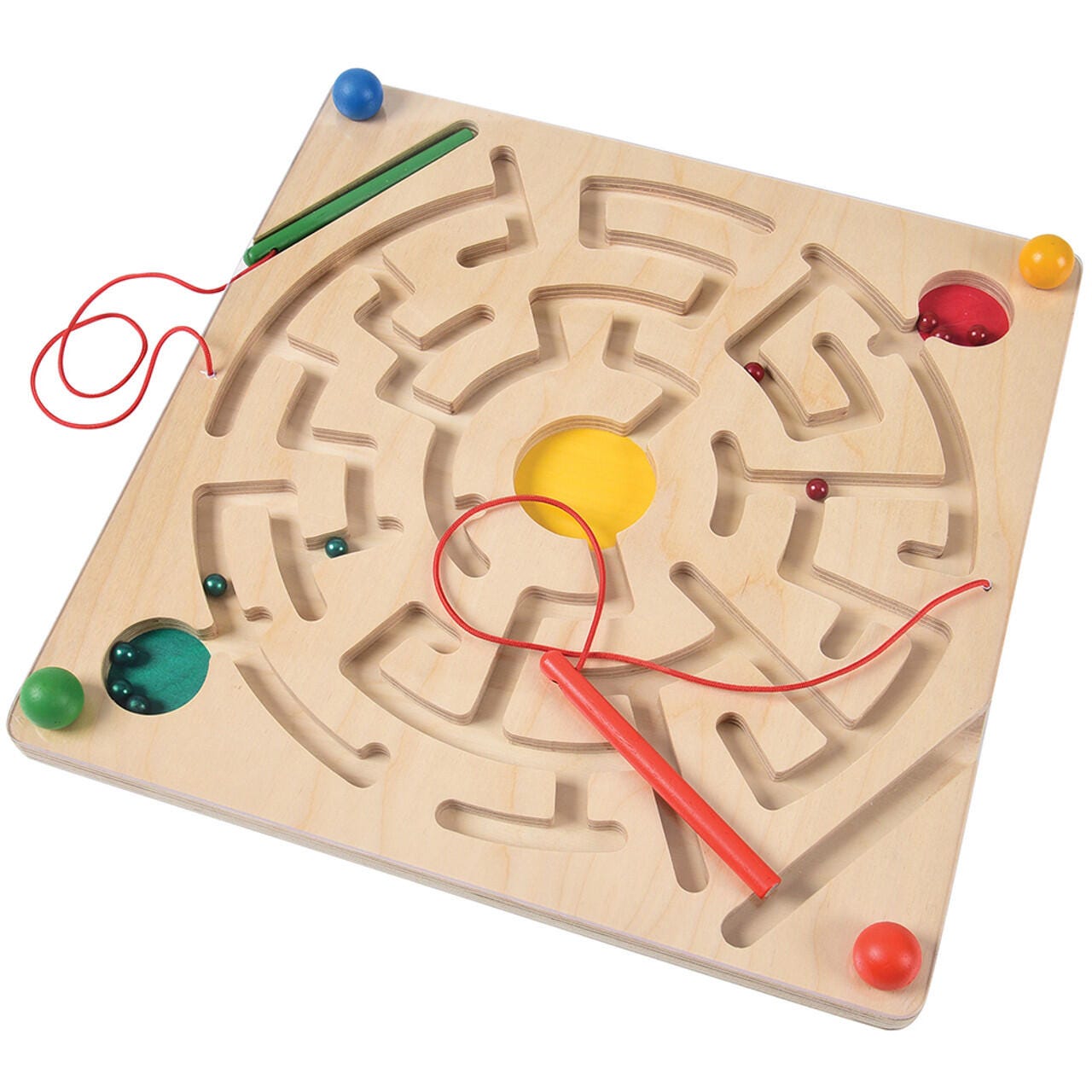 Marvel Education Magnetic Maze Board, 12 x 12 x 1-1/2 Inches 2025537